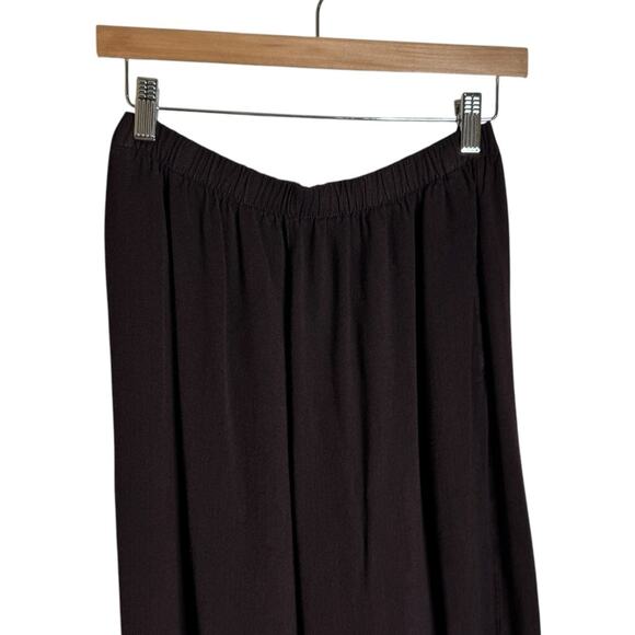 CP Shades San Francisco Brown Knit Pull On Rayon Pants Minimalist Women’s Medium - Picture 3 of 10